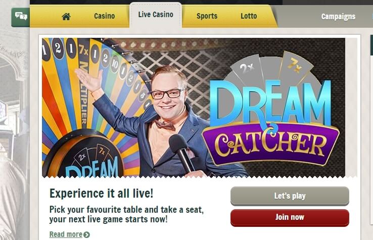 Das Live Casino im Chery Casino