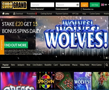 Eurogrand Online Casino Testbericht